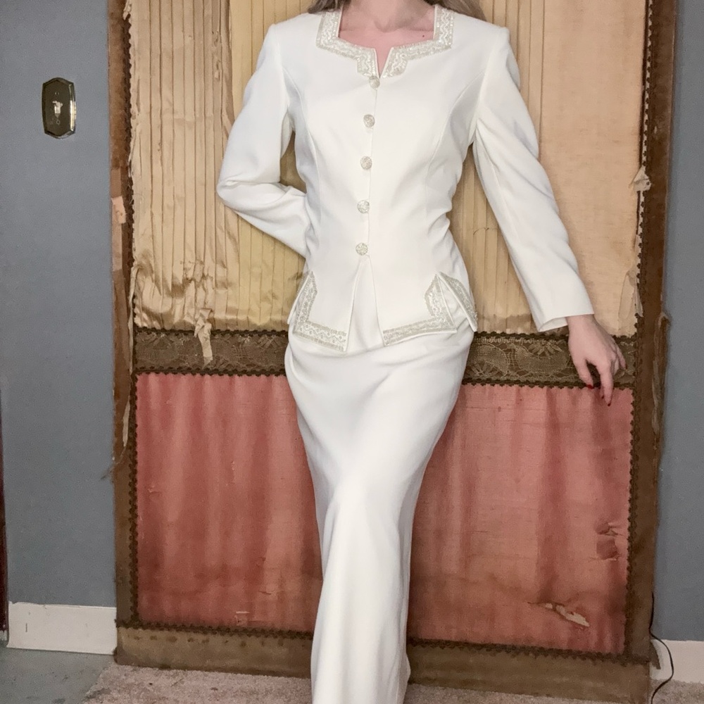 John Meyer Two Piece Skirt and Jacket Set.